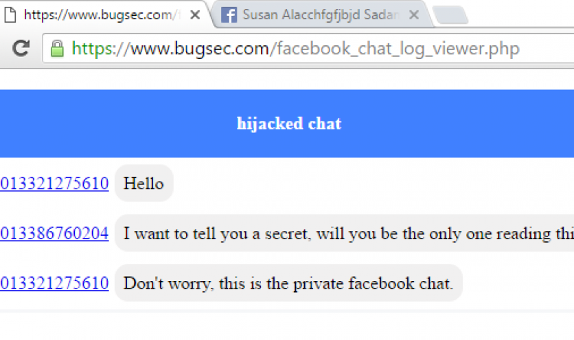 Critical Issue Opened Private Chats of Facebook Messenger Users Up to Attackers Critical Issue Opened Private Chats of Facebook Messenger Users Up to Attackers