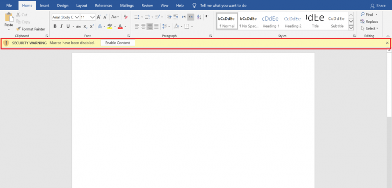 Office Macro Attacks