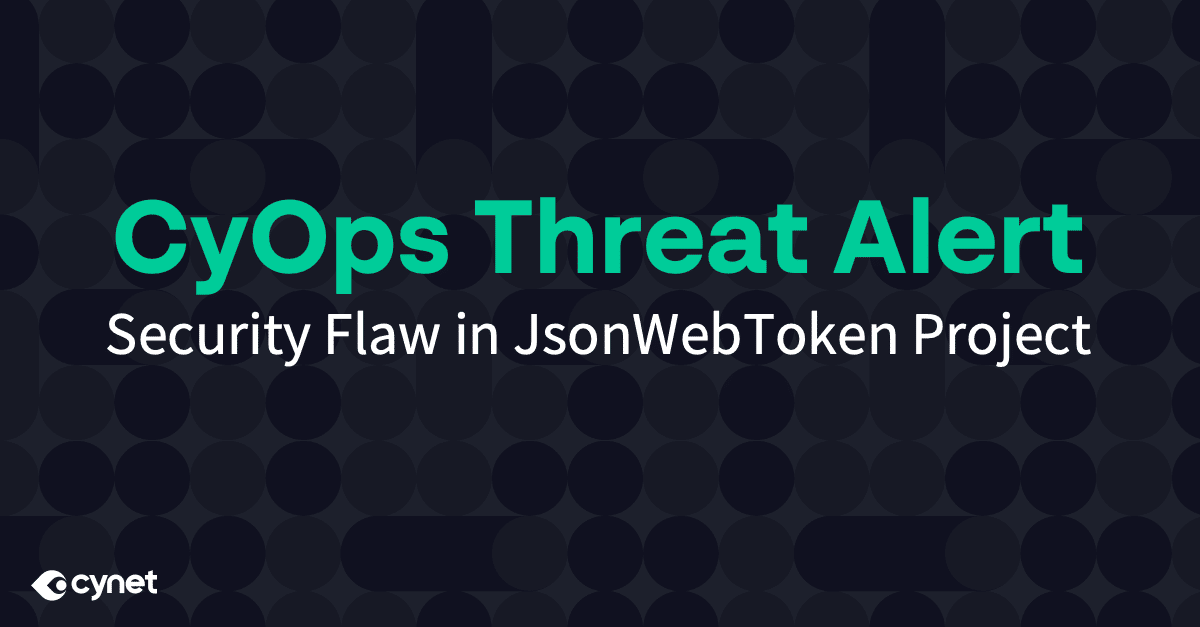 Security Flaw in JsonWebToken Project - Cynet