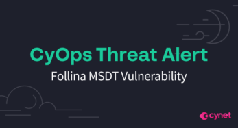 CyOps Threat Alert: Follina mitigated, the recent MSDT 0-Day Vulnerability Explained image