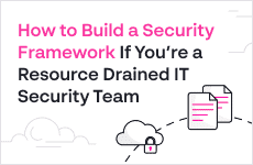 6 steps to building a lean security framework image