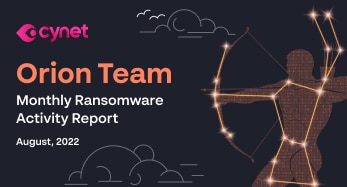 August 2022 Ransomware Activity Report image