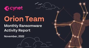 November 2022 Ransomware Activity Report image