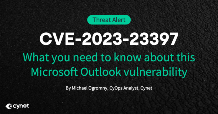 CyOps Threat Alert: What you need to know about CVE-2023-23397 image