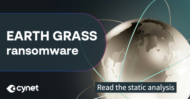Static Analysis: EARTH GRASS Ransomware image